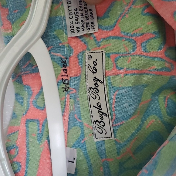 Bugle Boy Co. Size L 90s Shirt - Picture 2 of 4